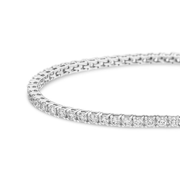 Leaf Jewelry Tennisarmband mit Diamanten, Weißgold, 3.42ct, 17.0cm Cyber Monday