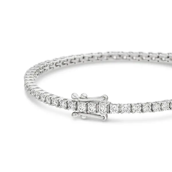 Leaf Jewelry Tennisarmband mit Diamanten, Weißgold, 3.42ct, 17.0cm Cyber Monday