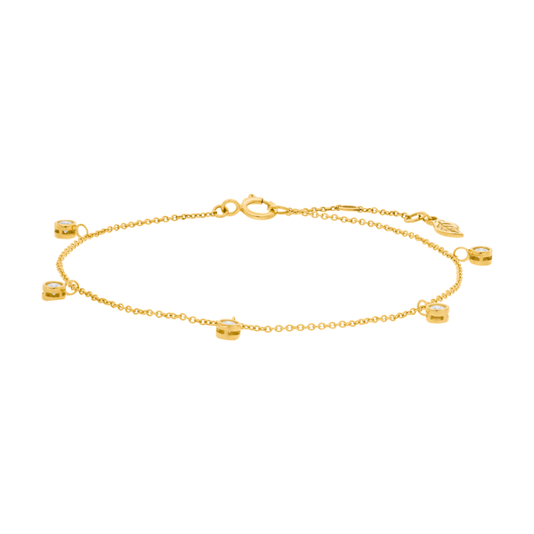 Leaf Jewelry Armkette "my first diamond" Charms, 14 K Gelbgold Osterangebot