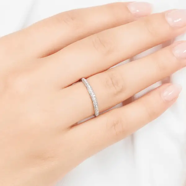 Leaf Jewelry Ring DAZZLE mit Diamanten, 14K Weißgold Vatertagsangebot