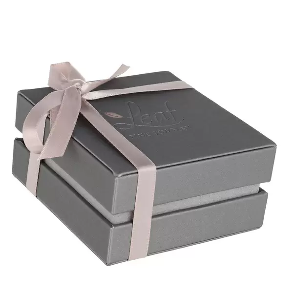 Leaf Jewelry Glücksarmband mit Letter Charm, 14 K Rosegold mit Diamanten Kauf eins, bekomm eins gratis
