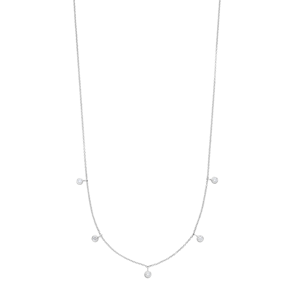 Leaf Jewelry Halskette "my first diamond" Charms, 14 K Weißgold Riesige Ersparnisse