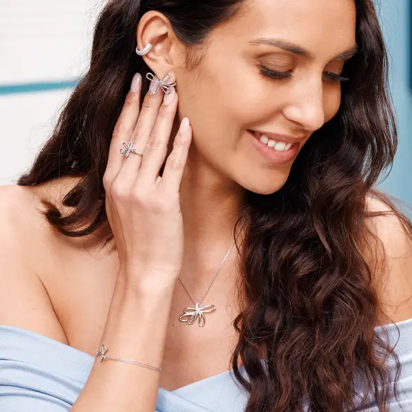 Leaf Jewelry Armkette Blossom, 18 K Rosegold vergoldet zollfrei