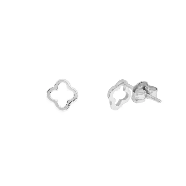 Leaf Jewelry Ohrstecker MINI Clover, 925 Sterlingsilber Versandkostenfrei