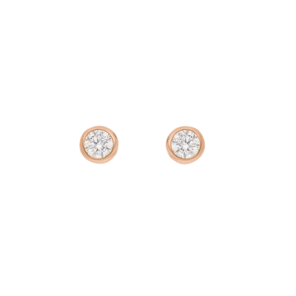 Leaf Jewelry Ohrstecker Pure, 18 K Rosegold vergoldet Online Shopping