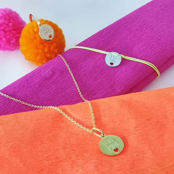 Leaf Jewelry Charity Armband GRL PWR, Koralle Blitzangebot