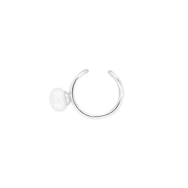 Leaf Jewelry Earcuff 2 Pearls, 925 Sterlingsilber Riesige Rabatte