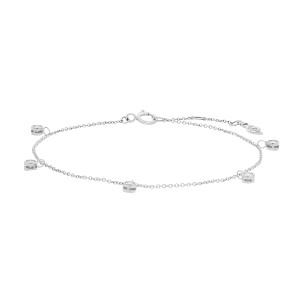 Leaf Jewelry Armkette "my first diamond" Charms, 14 K Weißgold Outlet