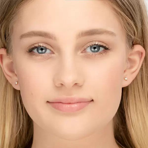 Leaf Jewelry Ohrstecker "my first diamond", 18 K Gelbgold Osterangebot