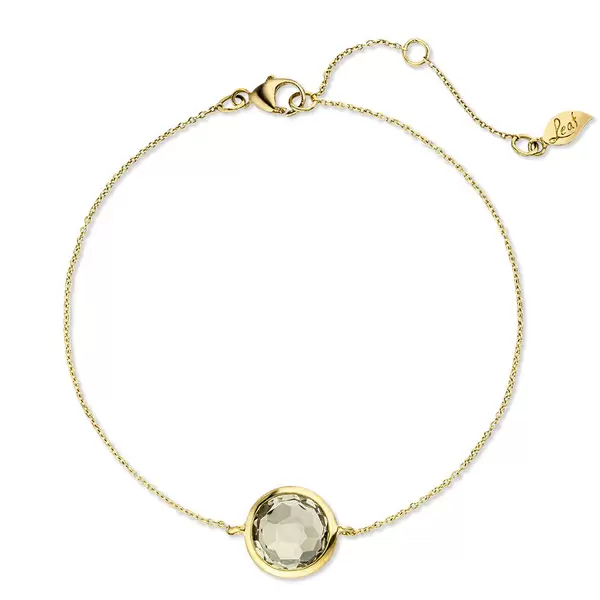 Leaf Jewelry Armkette Green Amethyst, 14 K Gelbgold Große Rabatte