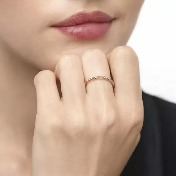 Leaf Jewelry Ring Kugel, 18 K Roségold Bestseller
