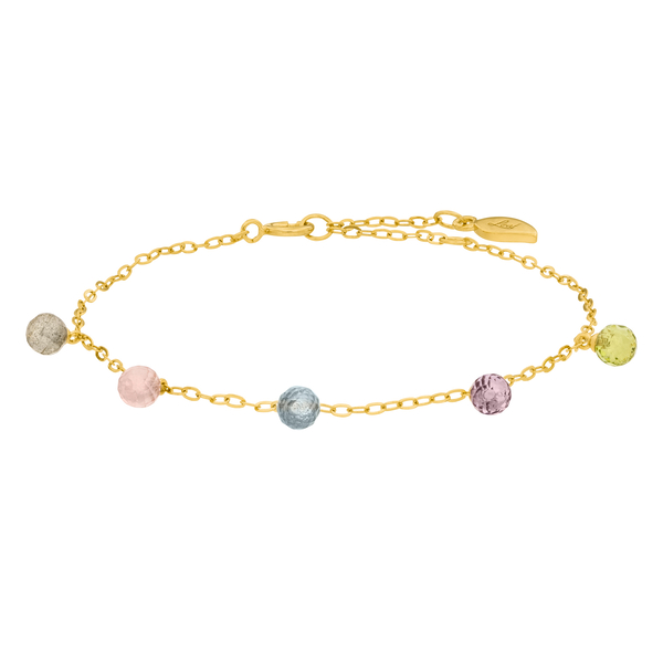 Leaf Jewelry Armkette Sweet Gems, 14K Gelbgold Saisonale Angebote