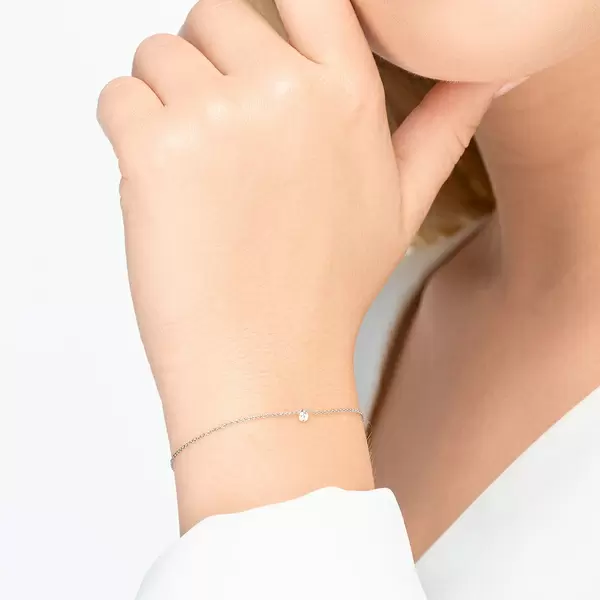 Leaf Jewelry Armkette Pure Diamanten, 18 K Weißgold Blitzverkäufe