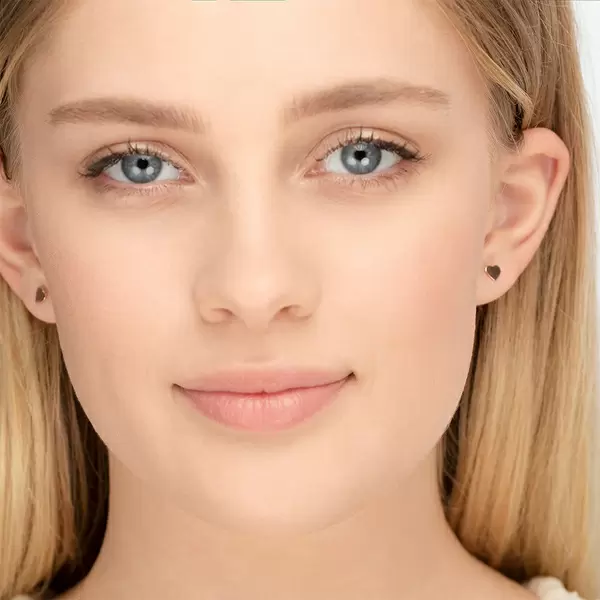 Leaf Jewelry Ohrstecker Herz, 14 K Rosegold Online Outlet