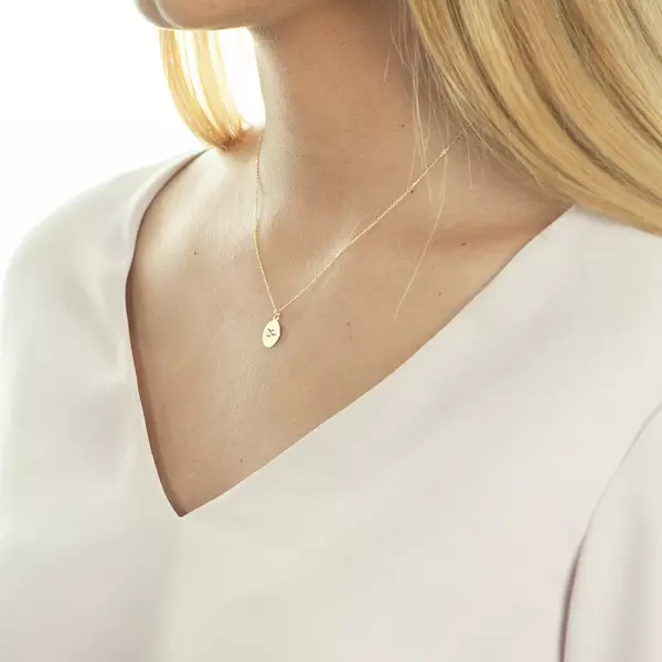 Leaf Jewelry Halskette Birds, 14 K Gelbgold Exklusive Angebote