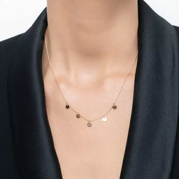 Leaf Jewelry Halskette Platelet, 14 K Gelbgold Zeitbegrenzte Promotion