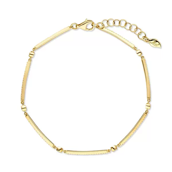 Leaf Jewelry Armband Bar, 18K Gelbgold, Diamanten Angebote