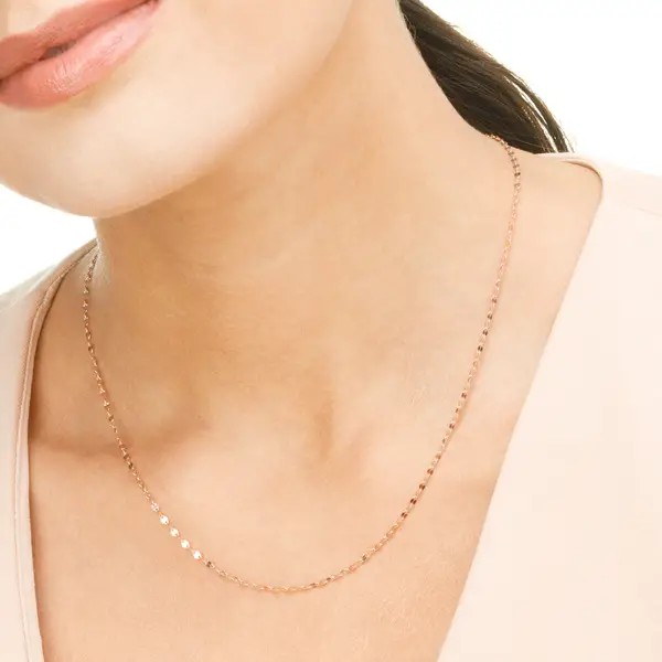 Leaf Jewelry Halskette Shiny Twist, 14K Rosegold Fabrik Onlineshop