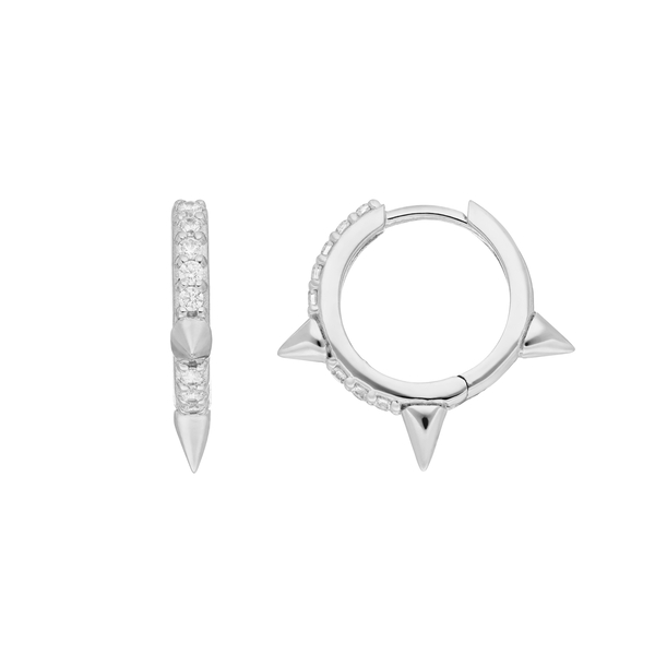 Leaf Jewelry Creole Triple Stud, 925 Sterlingsilber Black Friday Preise