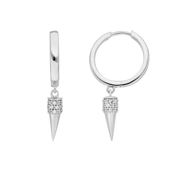 Leaf Jewelry Creole Single Stud, 925 Sterlingsilber Muttertagsangebot