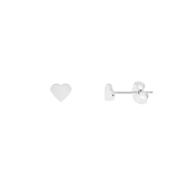 Leaf Jewelry Ohrstecker MINI, Herz, 925 Sterlingsilber Neueste Mode