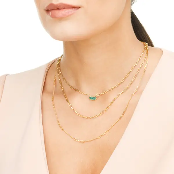 Leaf Jewelry Silber Halskette, CUBE II, Rosegold Riesige Ersparnisse
