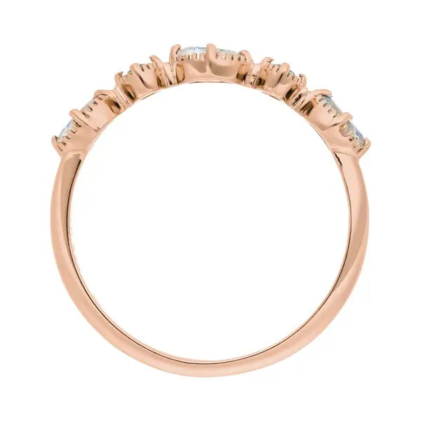 Leaf Jewelry Silber Ring, Oval Gems, Rosegold Riesige Rabatte