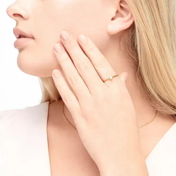 Leaf Jewelry Stacking Ring, Aqua Calzedon, 3mm, 925 Sterlingsilber Black Friday