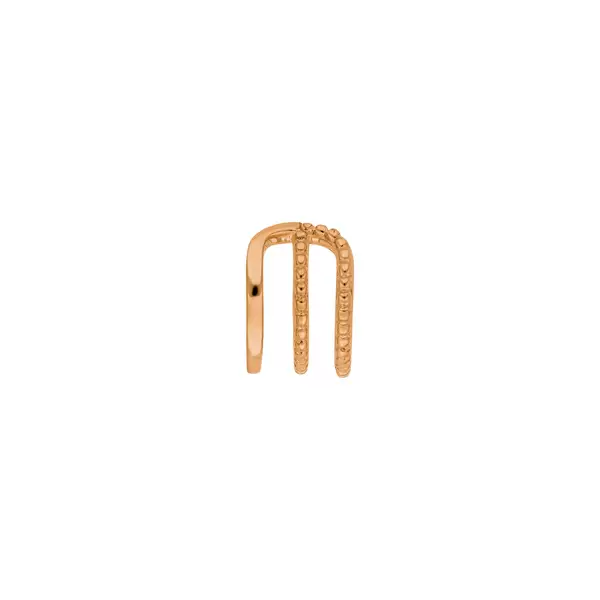 Leaf Jewelry Silber Earcuff, TRIPLE, Rosegold Heißer Verkauf