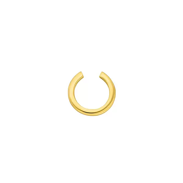 Leaf Jewelry Earcuff Basic, 10 mm, 18 K Gelbgold vergoldet Saisonale Angebote