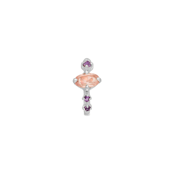 Leaf Jewelry Silber Earcuff Gorgeous Gems, Rosenquarz JETZT KAUFEN