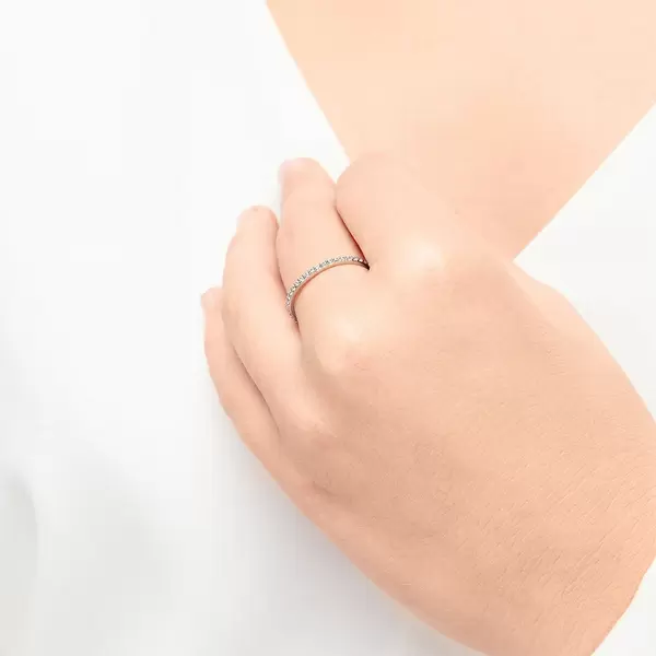 Leaf Jewelry Memoryring, 925 Sterlingsilber, Größe 50 Weihnachtsangebot