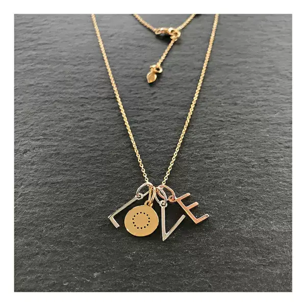 Leaf Jewelry Buchstaben Halskette-B Top Angebot