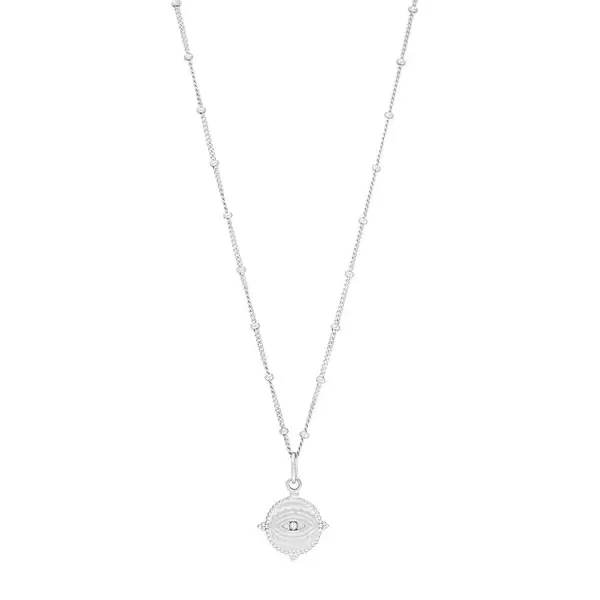 Leaf Jewelry Halskette Evil Eye, 45cm, 925 Sterlingsilber Große Rabatte