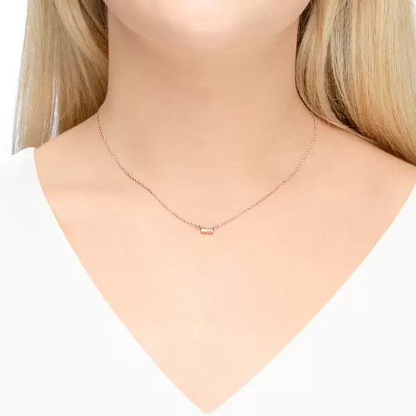 Leaf Jewelry Halskette SPARKLE, 18 K Rosegold vergoldet Tägliche Deals