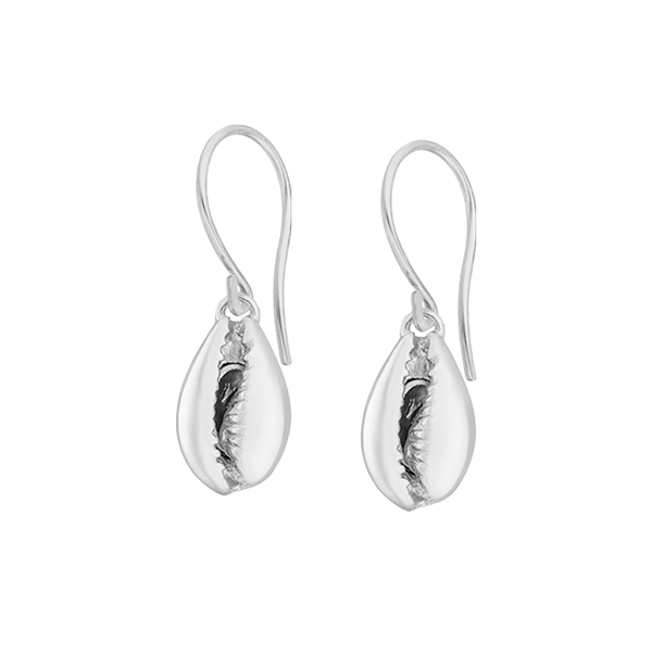 Leaf Jewelry Ohrhänger Cowrie Shell, 925 Sterlingsilber Begrenzt auf 3 Tage