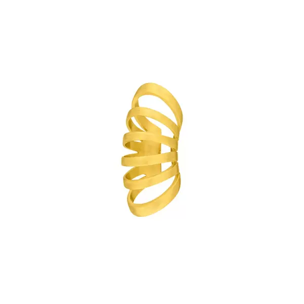 Leaf Jewelry Earcuff Rock, 18 K Gelbgold vergoldet Online