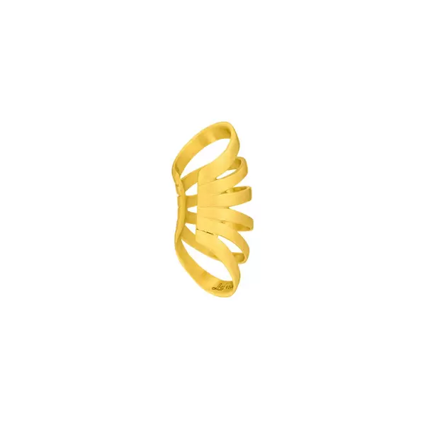 Leaf Jewelry Earcuff Rock, 18 K Gelbgold vergoldet Online