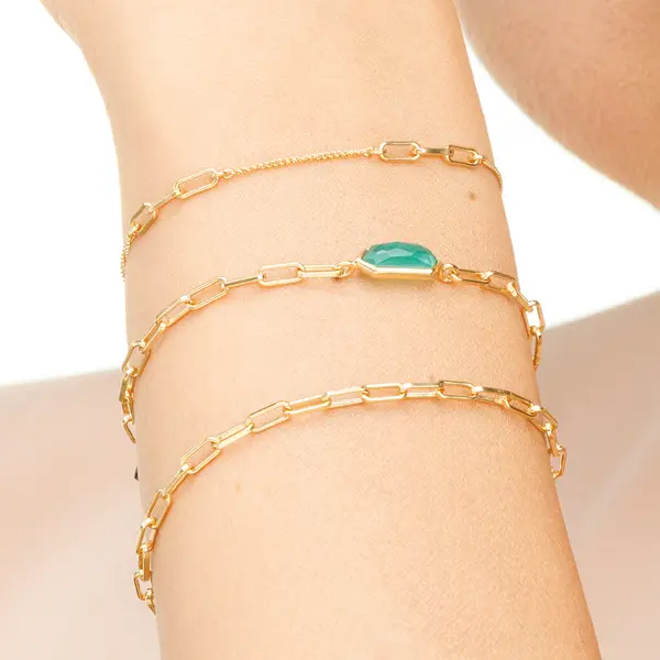 Leaf Jewelry Silber Armkette, CUBE II Günstig kaufen