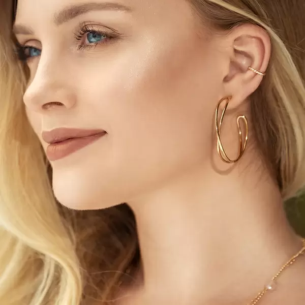 Leaf Jewelry Silber Creole, TUBE, Rosegold Muttertagsangebot
