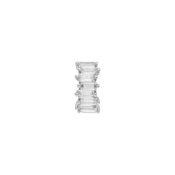 Leaf Jewelry Silber Earcuff, ICE CUBE Vatertagsangebot