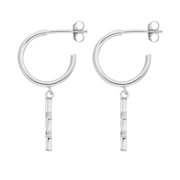 Leaf Jewelry Creole ICE CUBE, 925 Sterlingsilber Bestseller
