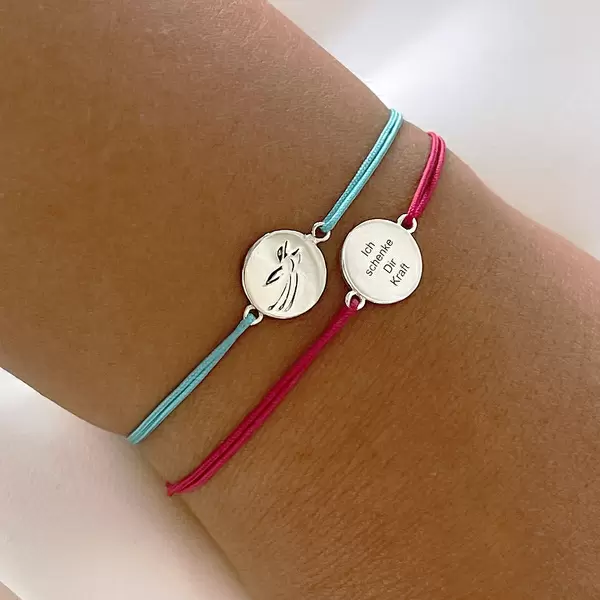 Leaf Jewelry Charity Armband KOLIBRI, Fuchsia Kauf eins, bekomm eins gratis
