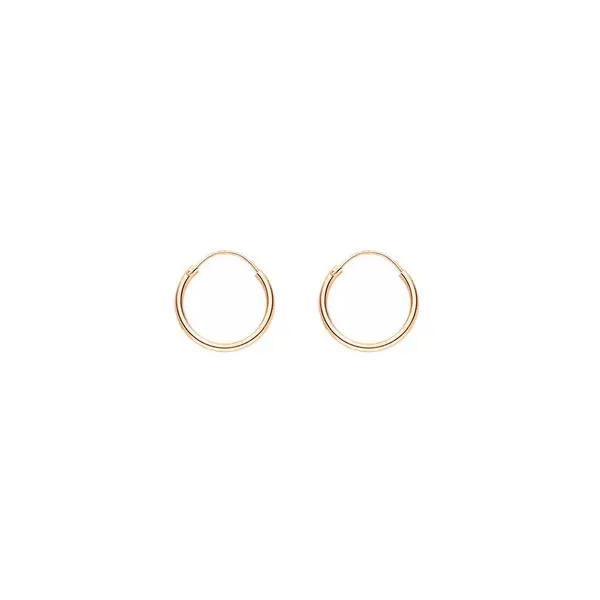 Leaf Jewelry Creole Pure, klein, 18 K Rosegold vergoldet Tägliche Deals