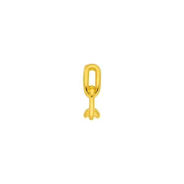 Leaf Jewelry Silber Earcuff, CHAIN, Gelbgold Letzte 3 Tage