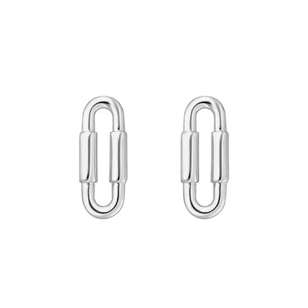Leaf Jewelry Silber Ohrstecker, Karabiner 50% Rabatt für begrenzte Zeit