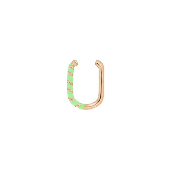 Leaf Jewelry Silber Earcuff, Rosegold, Neon Twist Auslauf