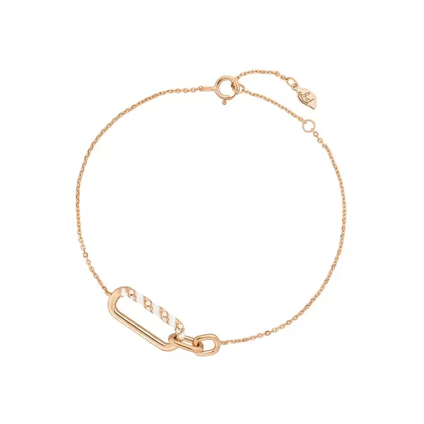 Leaf Jewelry Silber Armkette, Rosegold, Neon Twist Limitierter Zeitrabatt