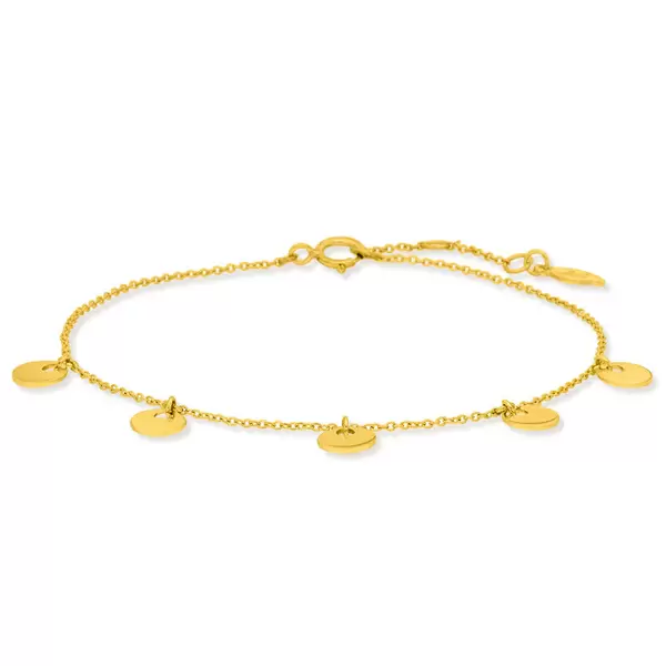 Leaf Jewelry Armkette Platelet, 14 K Gelbgold Räumungsverkauf