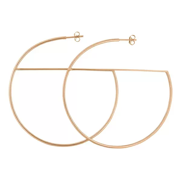 Leaf Jewelry Creole All Around, 18 K Rosegold vergoldet Super Rabatt
